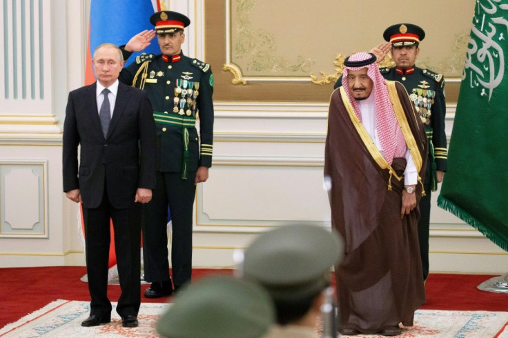 Russian President Vladimir Putin and Saudi Arabia's King Salman are set to discuss oil and tensions with Iran
