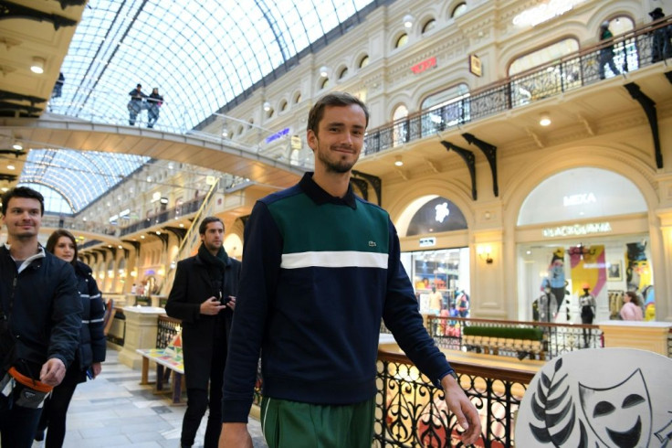 Hotfoot from success in Shanghai Daniil Medvedev arrives back in Moscow