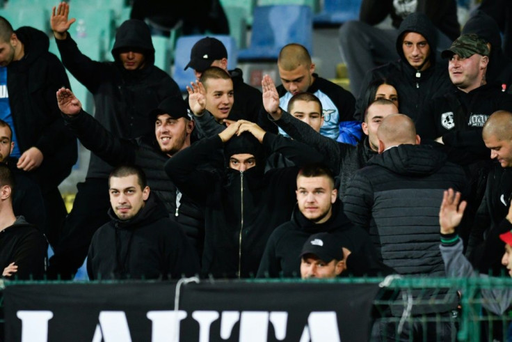 Bulgarian fans taunted England players with racist chanting during their 6-0 defeat in Sofia