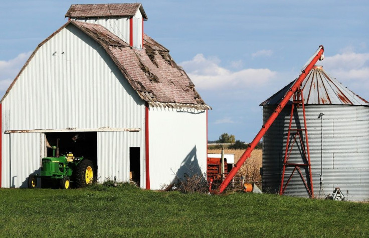 Farms such as this one in Des Moines, Iowa, have been hard-hit by the trade war with China