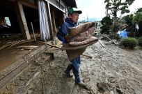 Clean-up and rescue efforts continued in Japan three days after Typhoon Hagibis slammed into the country