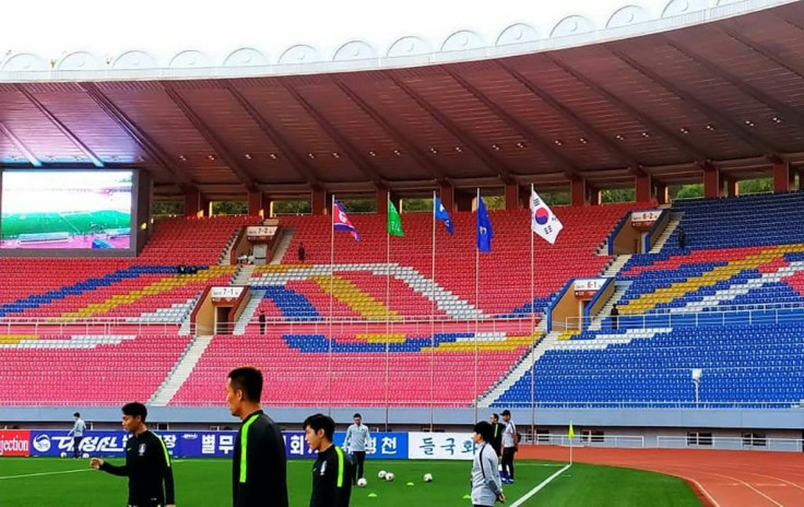 There was no live broadcast, no supporters and no foreign media in attendance at the match