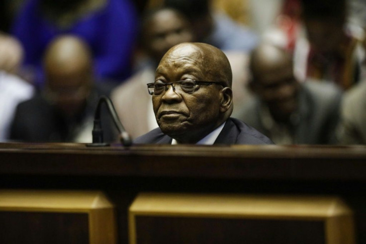 Zuma dismissed the corruption charges as a conspiracy