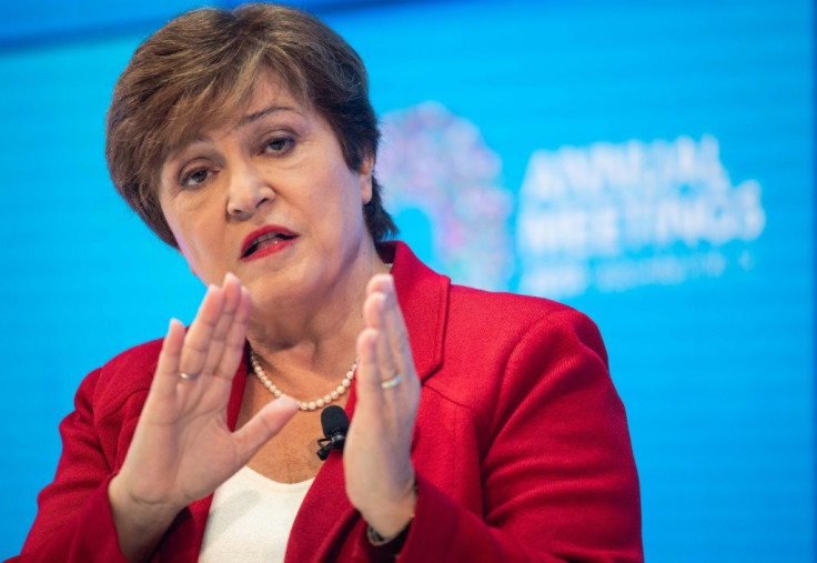 IMF Managing Director Kristalina Georgieva delivers her curtain raiser speech previewing the key issues to be addressed in the Annual Meetings in Washington, DC