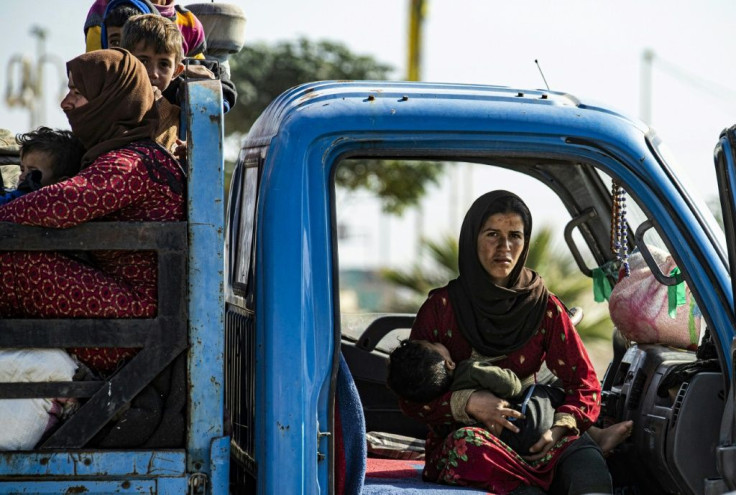 Tens of thousands of Syrian civilians have fled the fighting