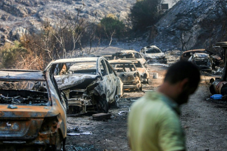 The wildfires have devoured swathes of land in several parts of Lebanon and Syria