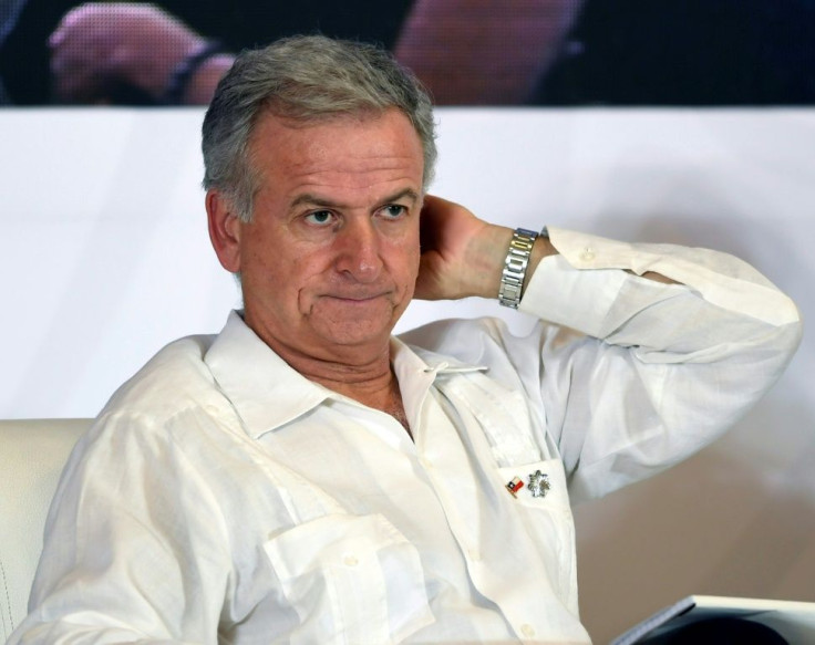 Chile's finance minister, Felipe Larrain, pictured in Mexico in 2018, says a US-China trade deal would be highly significant