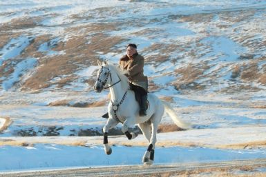 Pictures of Kim Jong Un riding a white horse through a winter landscape have fuelled speculation that the young leader may be set for a major policy announcement