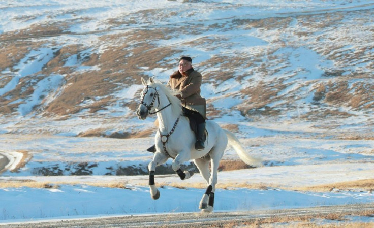 Pictures of Kim Jong Un riding a white horse through a winter landscape have fuelled speculation that the young leader may be set for a major policy announcement