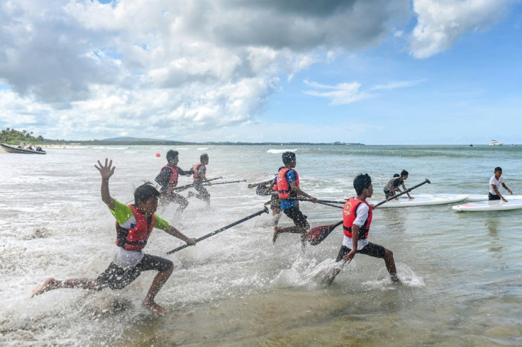 Competitive surfing was barely known in Myanmar a few years ago but one local beach town is riding a wave of enthusiasm to the Southeast Asia Games