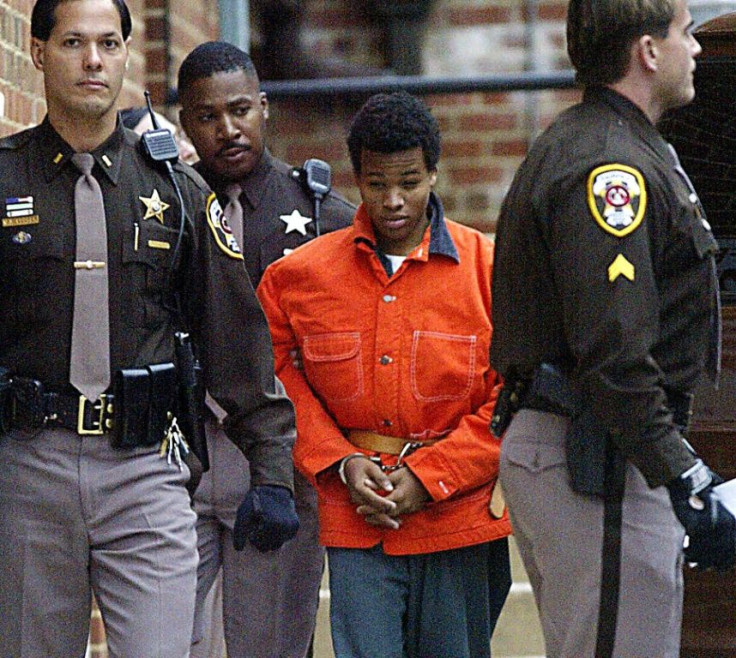 The Supreme Court is to hear arguments in the case of 'Washington sniper' Lee Boyd Malvo, seen here in a 2002 file photo