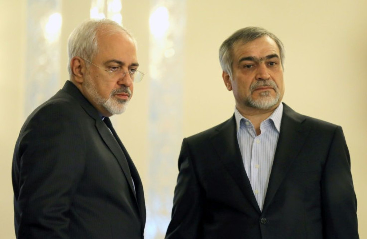 Hassan Rouhani's brother Hossein Fereydoun, seen here with Foreign Minister Mohammad Javad Zarif, was a key adviser to the Iranian president before his arrest