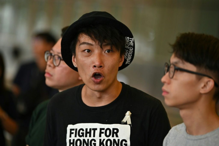 Civil Human Rights Front member Jimmy Sham was left bloodied after being attacked in Hong Kong
