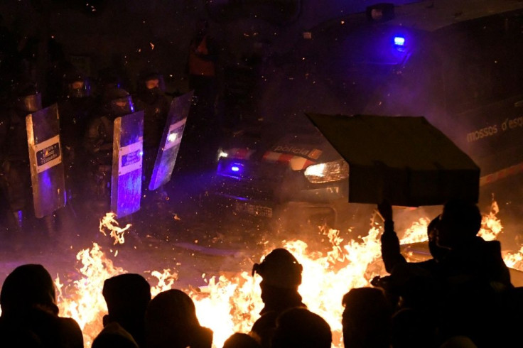 The protests over Spain's move to jail nine Catalan separatists left scores of people injured, both demonstrators and police