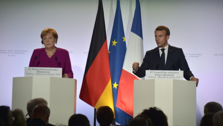 French President Emmanuel Macron said he and his German counterpart shared ambitious EU goals