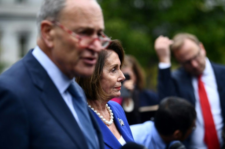 Democratic Senator Chuck Schumer and House Speaker Nancy Pelosi said they walked out of a meeting with President Donald Trump at the White House