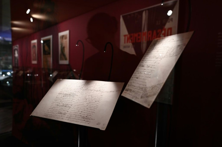 The pages of Leo Tolstoy's original manuscript for 'War and Peace', permitted to leave Russia for the first time, were insured for $800,000 eachÂ
