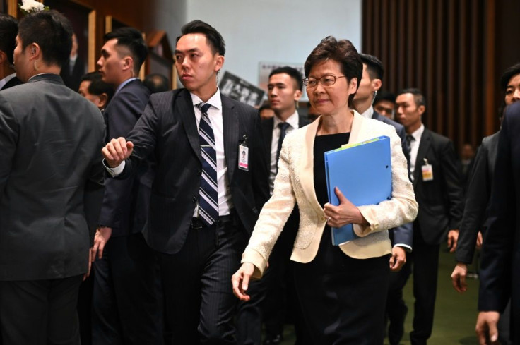 Chief Executive Carrie Lam has faced an outpouring of anger from her opponents since the legislature opened its doors for a new session on Wednesday