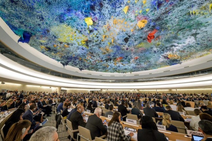 Delegates attend the opening of the 42nd session of the UN Human Rights Council in Geneva last month