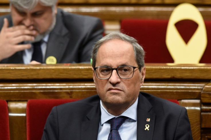 Catalan president Quim Torra has pledged to work for a new independence referendum before his term ends in early 2022