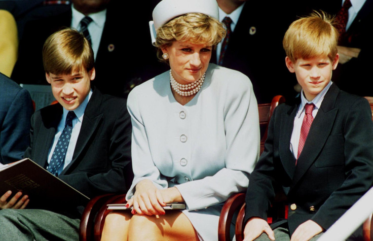 Princess Diana with William and Harry