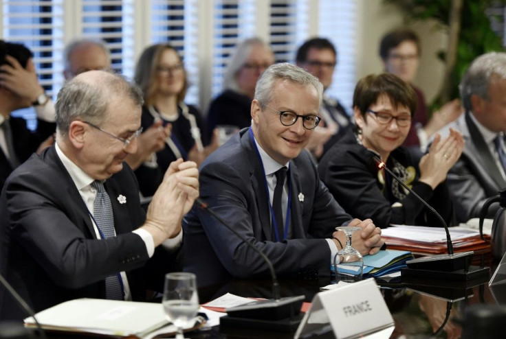 France's finance minister Bruno Le Maire presides over a meeting of G7 finance ministers and central bankers