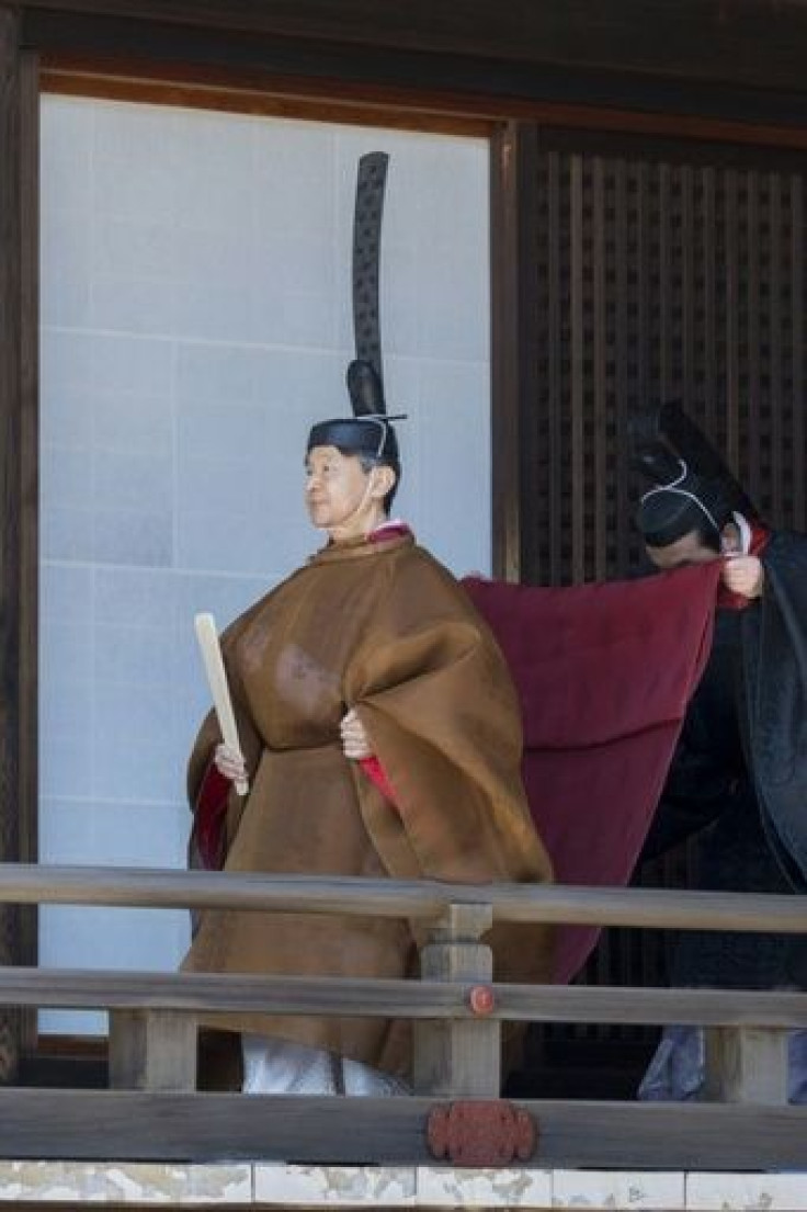 The emperor will wear elaborate robes that are rarely seen outside of official ceremonies and marriage