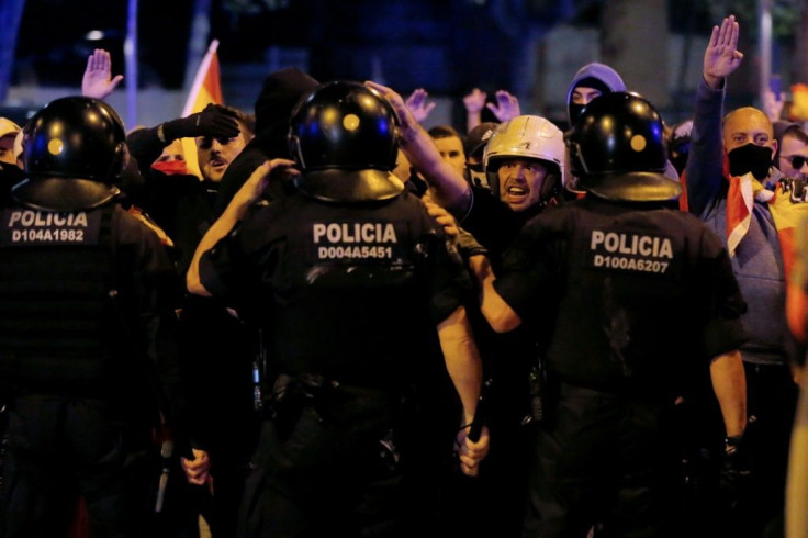 The nightly clashes have shown little sign of easing since the verdict was announced on Monday