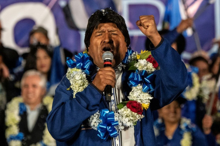 Bolivia's President and presidential candidate Evo Morales (pictured October 16, 2019) is the region's longest-serving leader stillin power and has brought relative stability to the country