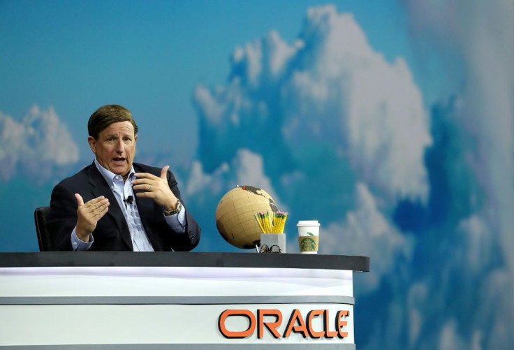 Oracle co-CEO Mark Hurd, seen in a 2018 pictured, died after taking medical leave for unspecified reasons