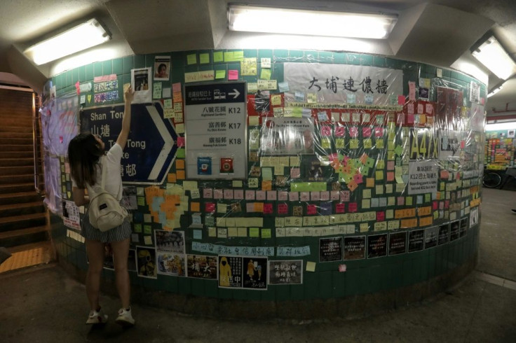 Hong Kong's "Lennon Walls" are seen as a peaceful protest method but have also become flashpoints for violence