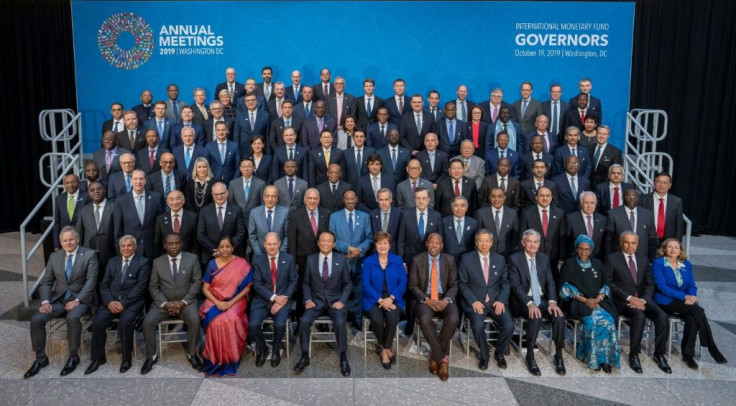 Trade and the impact on global growth overshadowed the discussions of global finance officials gathered for the International Monetary Fund and World Bank annual meetings
