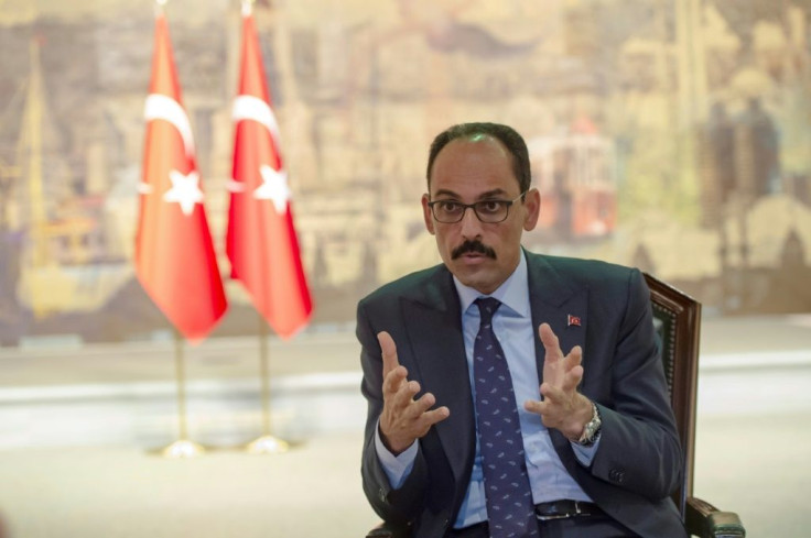 Kalin blamed the Kurdish forces for breaches of the ceasefire