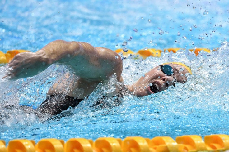 Australia's Cate Campbell helped the London Roar seize the lead on the opening day of the International Swimming League meet Saturday in Lewisville, Texas