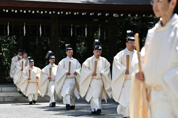 The emperor's enthronement ceremonies in Japan are steeped in Shinto ritual