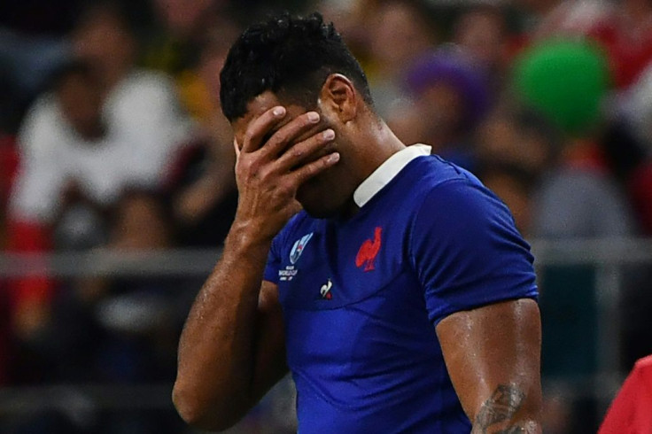 France lock Sebastien Vahaamahina was sent off for elbowing Ross Moriarty in the face