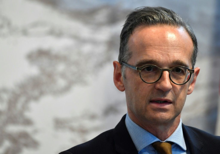 Foreign Minister Heiko Maas (pictured October 17, 2019) said Germany does not "believe that an attack on Kurdish units or Kurdish militia is legitimate under international law"
