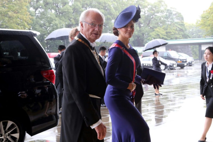 Dignitaries from around the world including Sweden's King Carl XVI Gustaf and Crown Princess Victoria attended the ceremony