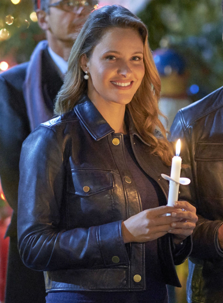 jill wagner hallmark leather jacket