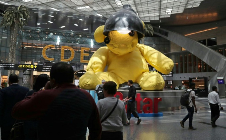 The interior of Hamad international airport in the Qatari capital Doha