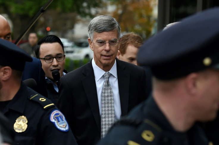 US acting ambassador to Ukraine Bill Taylor arrives at the US Capitol to testify before the House Intelligence, Foreign Affairs and Oversight committees as part of the ongoing impeachment investigation of President Donald Trump