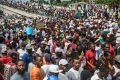 Haiti has been rocked by daily protests demanding the resignation of President Jovenel Moise, like this one on October 20, 2019