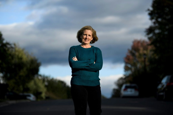 Juli Briskman, pictured near her home in Sterling, Virginia, just outside Washington