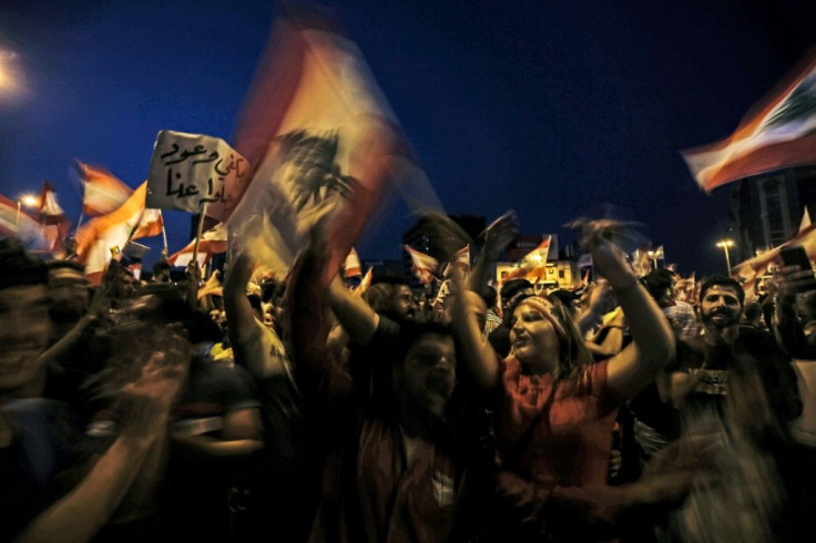 For days, hundreds of demonstrators have taken over Al-Nour Square in the heart of Tripoli for protest raves after dark in scenes unprecedented for Lebanon's relatively conservative Sunni Muslim heartland