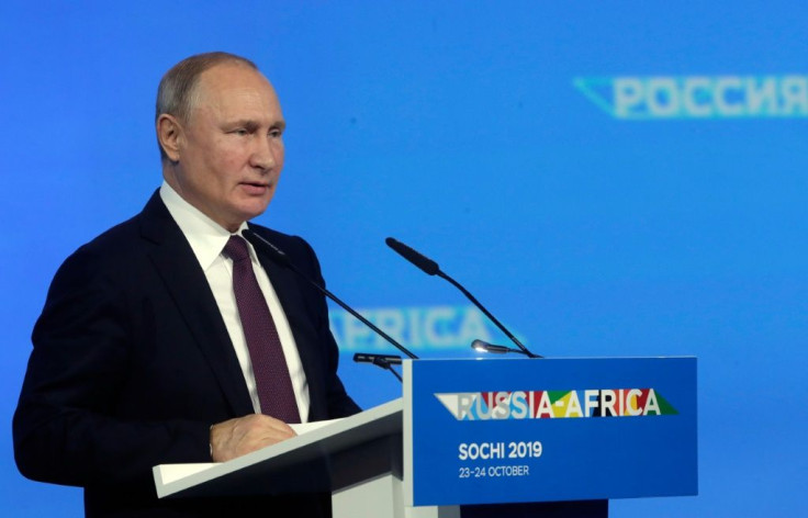President Putin said a doubling of trade with Africa to more than $20 billion over five years was not enough and that he would target at least a further doubling
