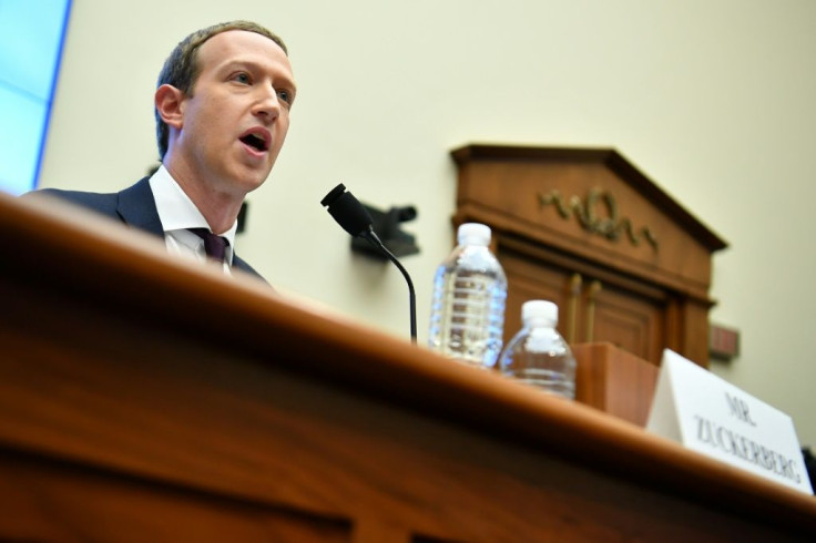 Facebook Chairman and CEO Mark Zuckerberg testifies before the House Financial Services Committee on Wednesday