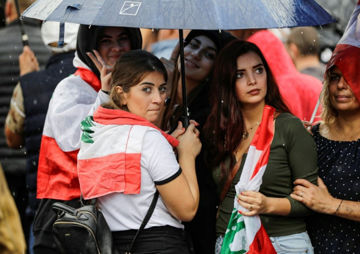 Heavy rain meant numbers were lower, but crowds still turned out to protest a week after the demos started