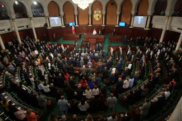 Tunisia's new President Kais Saied received a rousing round of applause from a packed parliament when he vowed to uphold women's right