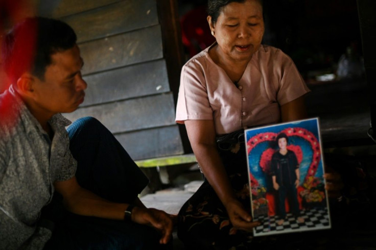 Phyu Shwe Nu's son Zaw Lin is currently on death row in Thailand for the alleged murder of two young British tourists