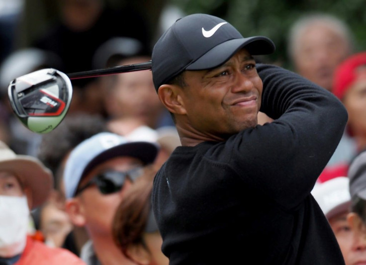 Tiger Woods tees off at the sixth hole during his opening 64 at the Zozo Championship on Thursday